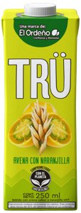 Avena con naranjilla es productos ecológicos Trü en Ecuador