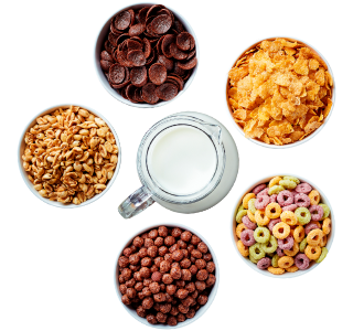 Cereales el complemento perfecto para la leche con proteína de TRU